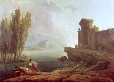 Landscape by Hubert Robert